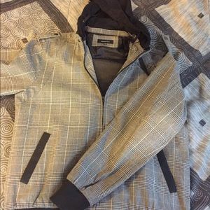 GRAMERCY brand men large zip up jacket size large